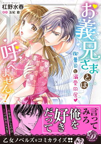 お義兄さまとは呼べません! : 御曹司と溺愛同居